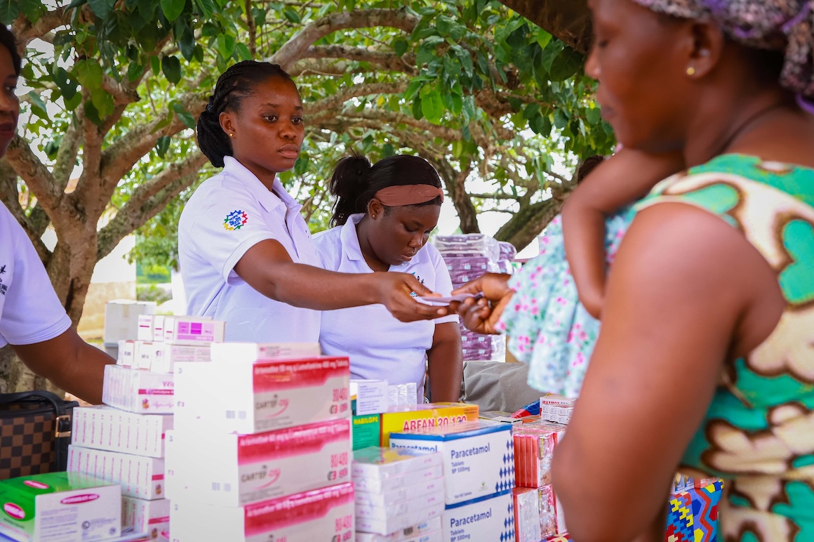 Free Medical Screening and Medical Care Provided at Pokuase in the Mankranso District