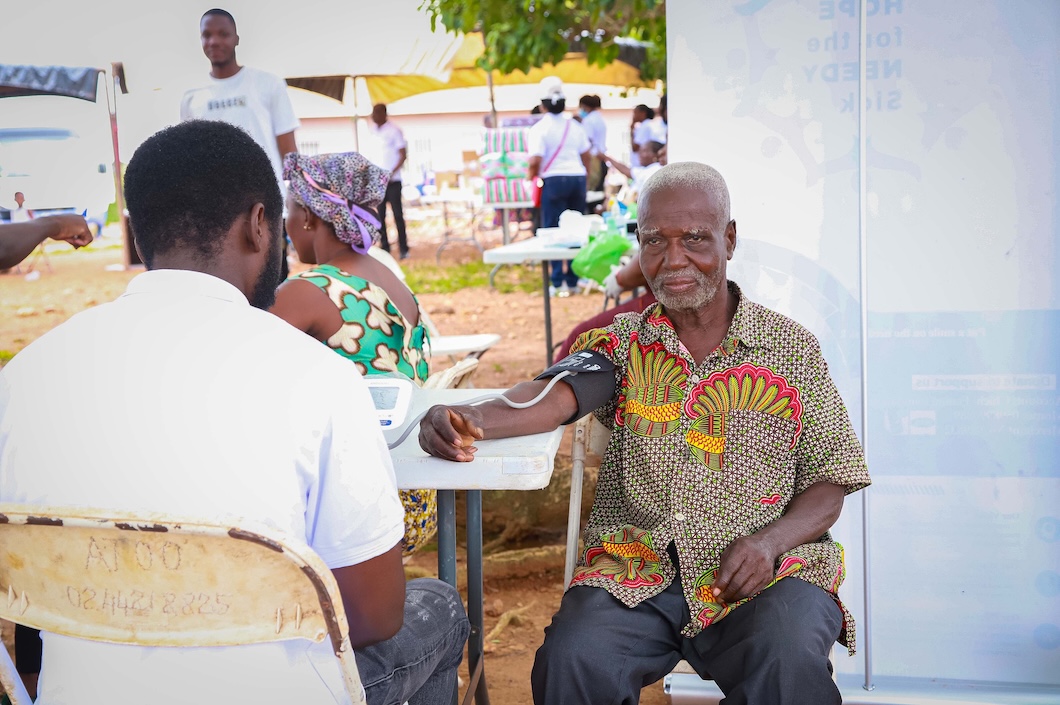 Free Medical Screening and Medical Care Provided at Pokuase in the Mankranso District