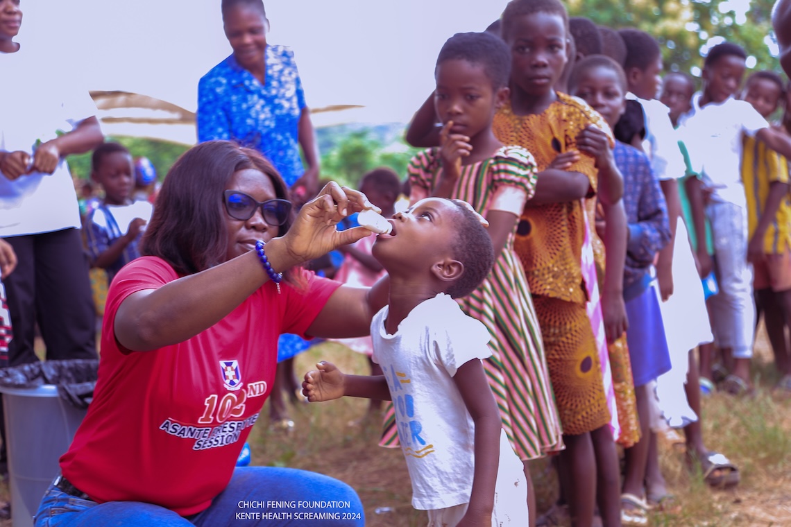 Free Medical Screening and Medical Care Provided at Kente in the Bekwai District