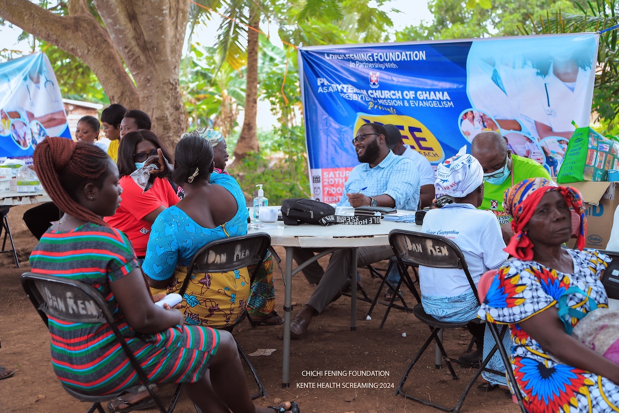 Free Medical Screening and Medical Care Provided at Kente in the Bekwai District