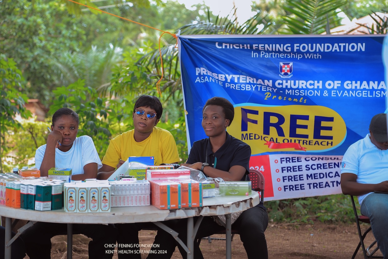 Free Medical Screening and Medical Care Provided at Kente in the Bekwai District