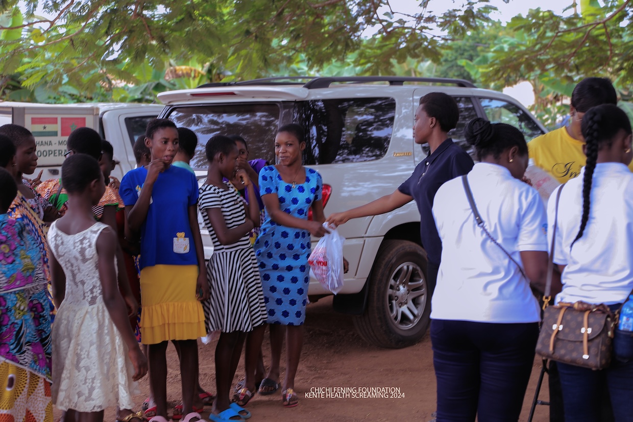 Free Medical Screening and Medical Care Provided at Kente in the Bekwai District